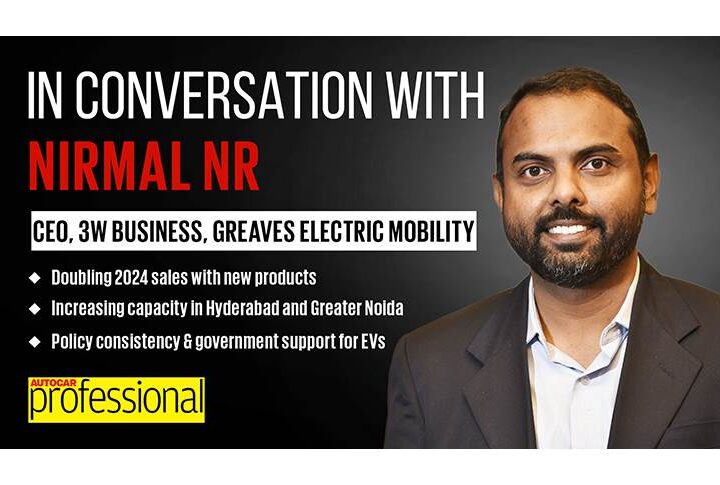 In Conversation with Greaves Electric Mobility's Nirmal NR